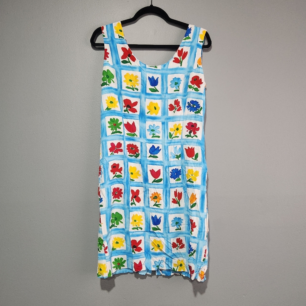 Jams World Floral Window Box Tank Summer Dress